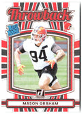 Mason Graham Donruss - Rated Rookies Throwback 40 2025 Cleveland Browns