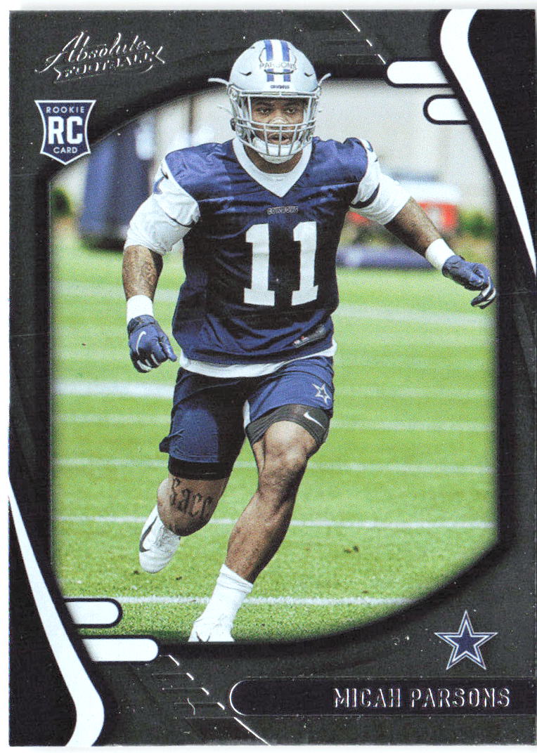 Micah Parsons Panini Absolute - Retail 158 2021 Dallas Cowboys RC