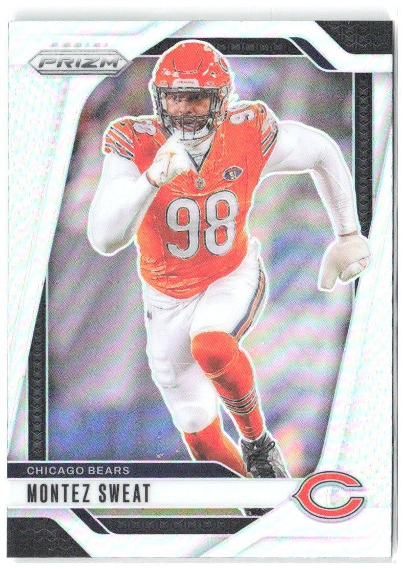 Montez Sweat Panini Prizm - Silver 50 2024 Chicago Bears