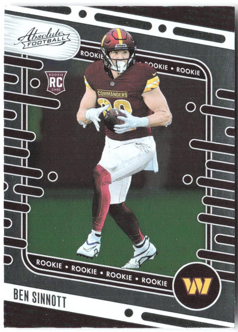 Ben Sinnott Panini Absolute - Retail 152 2024 Washington Commanders RC