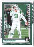 Greg Zuerlein Donruss Optic 67 2025 New York Jets