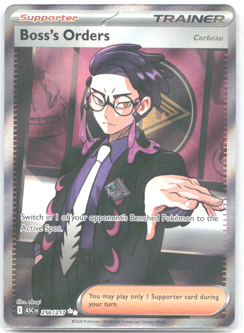 Boss's Orders [Corbeau] Holo Ultra Rare ME: Ascended Heroes 256/217 NM nagimiso