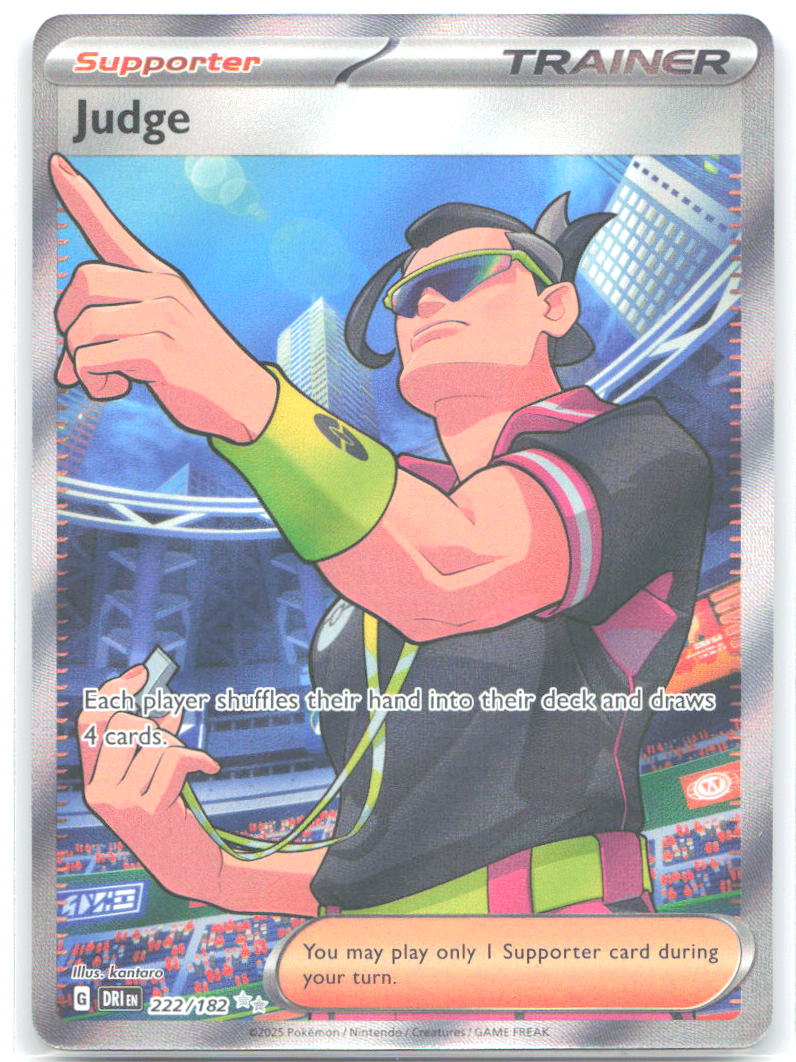 Judge Holo Ultra Rare SV10: Destined Rivals 222/182 NM GOSSAN