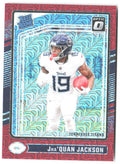 Jha'Quan Jackson Donruss Optic - Red Mojo 253 2024 Tennessee Titans
