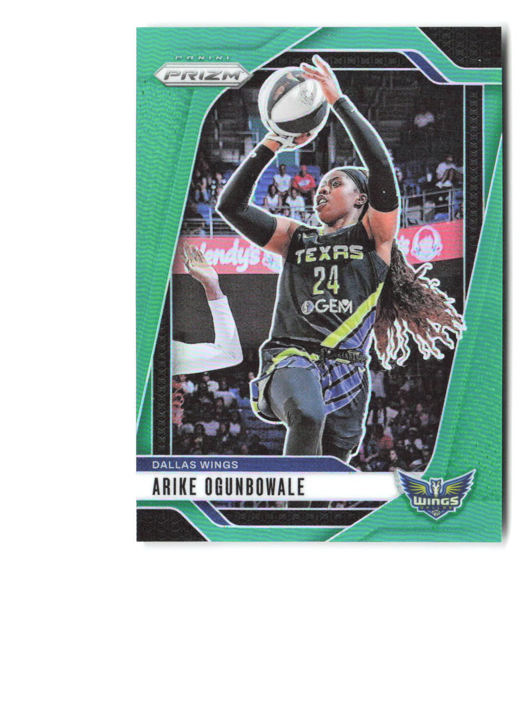 Arike Ogunbowale Panini Prizm WNBA - Green Prizms 28 2024 Dallas Wings