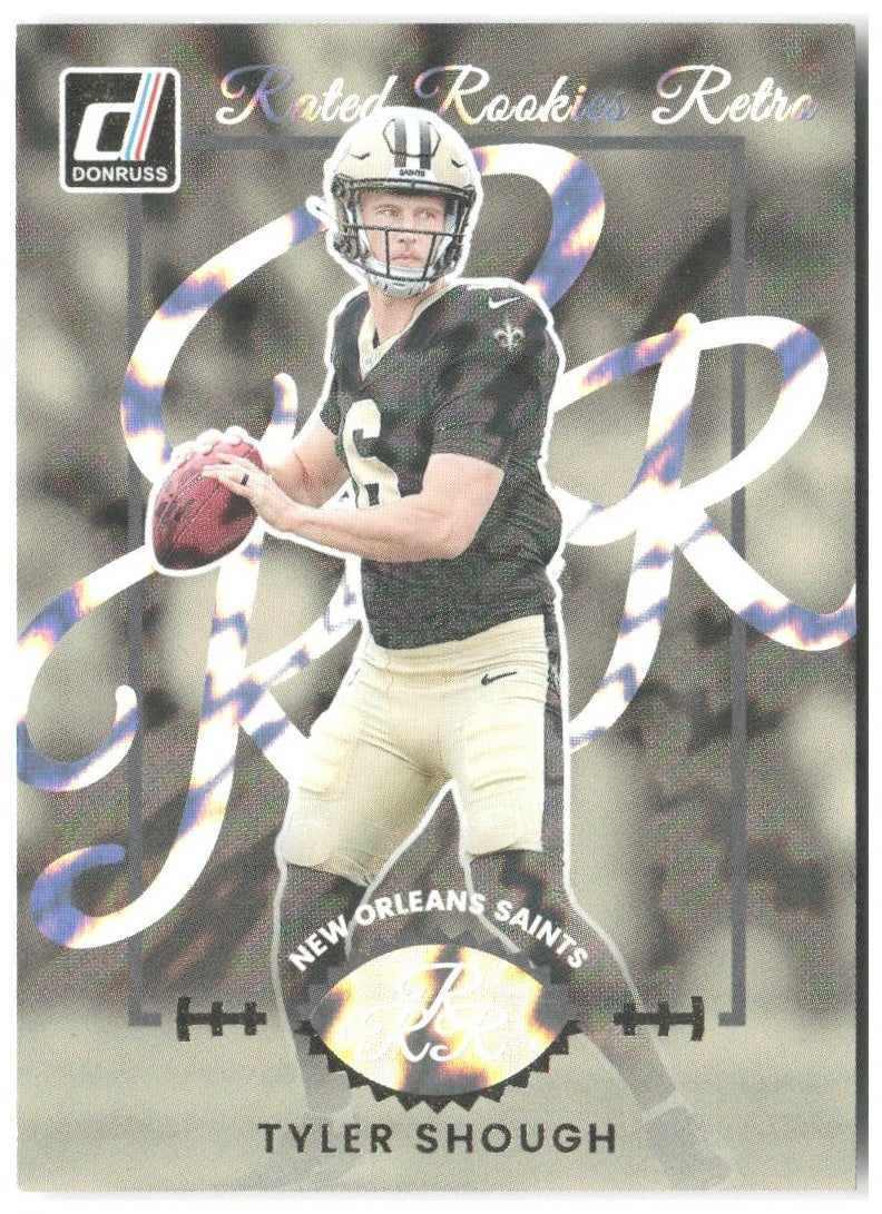 Tyler Shough Donruss - Rated Rookies Retro 14 2025 New Orleans Saints
