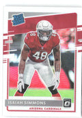 Isaiah Simmons Donruss Optic - Holo 199 2020 Arizona Cardinals