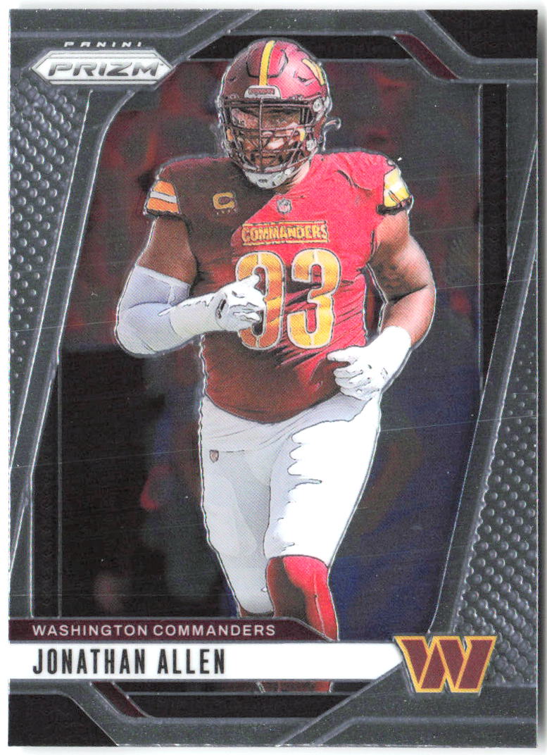 Jonathan Allen Panini Prizm 292 2024 Washington Commanders