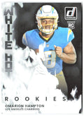 Omarion Hampton Donruss - White Hot Rookies WHR-OMH 2025 Los Angeles Chargers