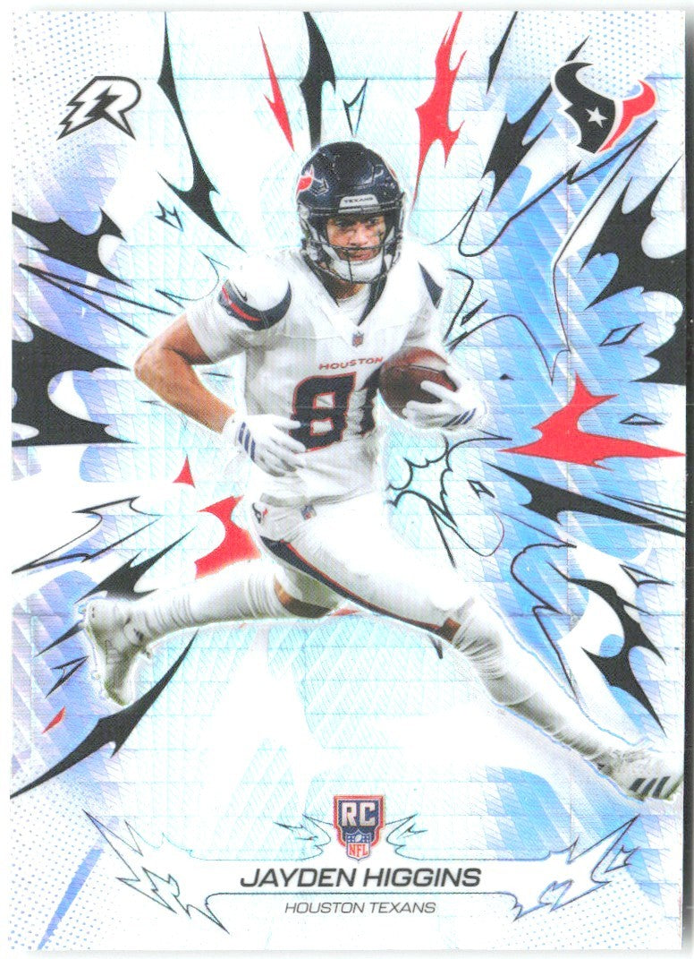 Jayden Higgins Topps Resurgence - Prism Refractor 136 2025 Houston Texans