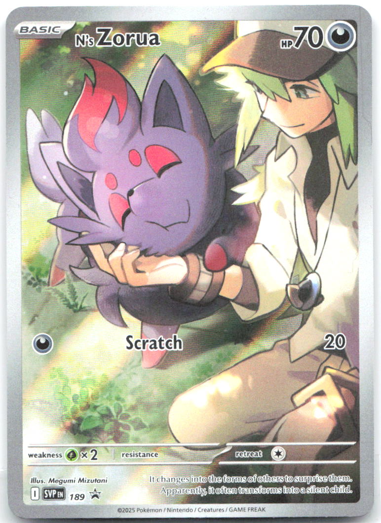 N's Zorua Holo Promo SV: Scarlet & Violet Promo Cards 189 NM Jiro Sasumo
