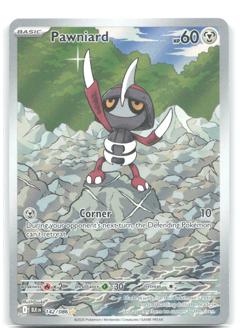 Pawniard Holo Illustration Rare SV: Black Bolt 142/086 NM Dsuke