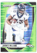 Javonte Williams Panini Prizm - Neon Green Pulsar 84 2024 Denver Broncos