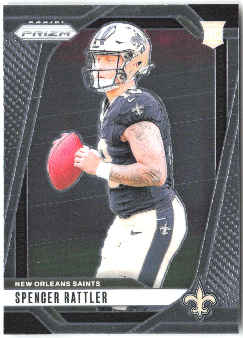 Spencer Rattler Panini Prizm 388 2024 New Orleans Saints RC