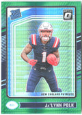 Ja'Lynn Polk Donruss Optic - Green Hyper 240 2024 New England Patriots