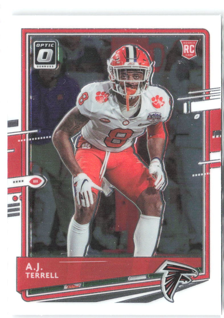 A.J. Terrell Donruss Optic 105 2020 Atlanta Falcons RC