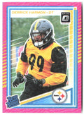 Derrick Harmon Donruss Optic - Pink 257 2025 Pittsburgh Steelers