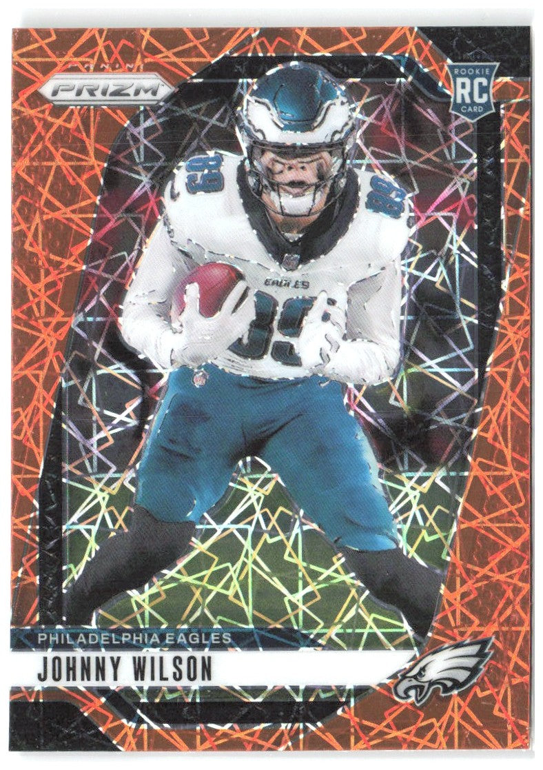 Johnny Wilson Panini Prizm - Lazer 355 2024 Philadelphia Eagles