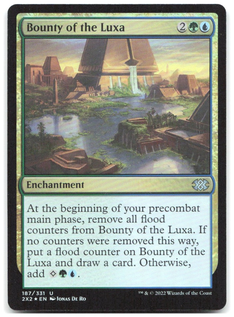 Bounty of the Luxa Foil U Double Masters 2022 187 NM Jonas De Ro