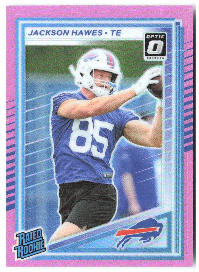 Jackson Hawes Donruss Optic - Pink 224 2025 Buffalo Bills