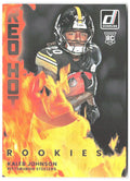 Kaleb Johnson Donruss - Red Hot Rookies RHR-KLJ 2025 Pittsburgh Steelers