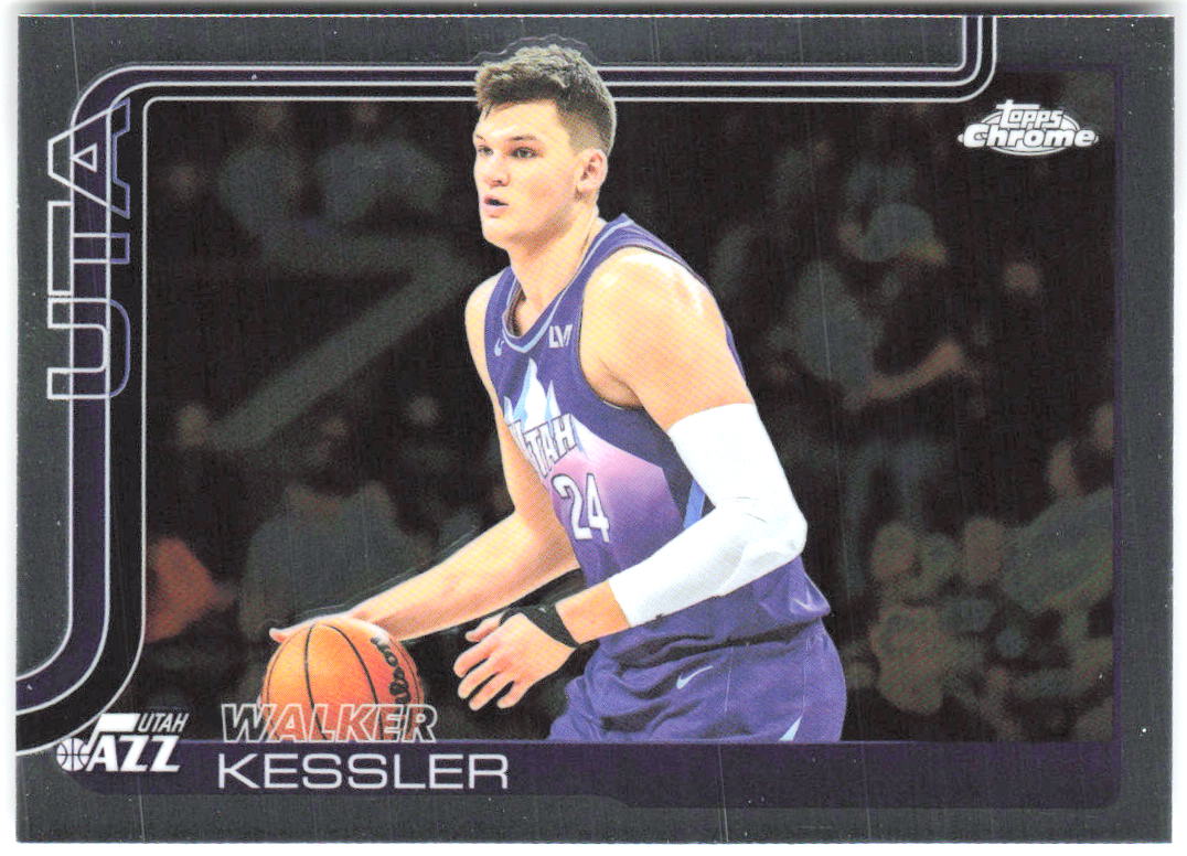 Walker Kessler Topps Chrome 205 2025-26 Utah Jazz