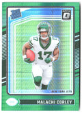 Malachi Corley Donruss Optic - Green Hyper 270 2024 New York Jets