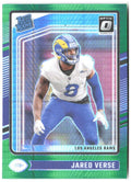 Jared Verse Donruss Optic - Green Hyper 242 2024 Los Angeles Rams