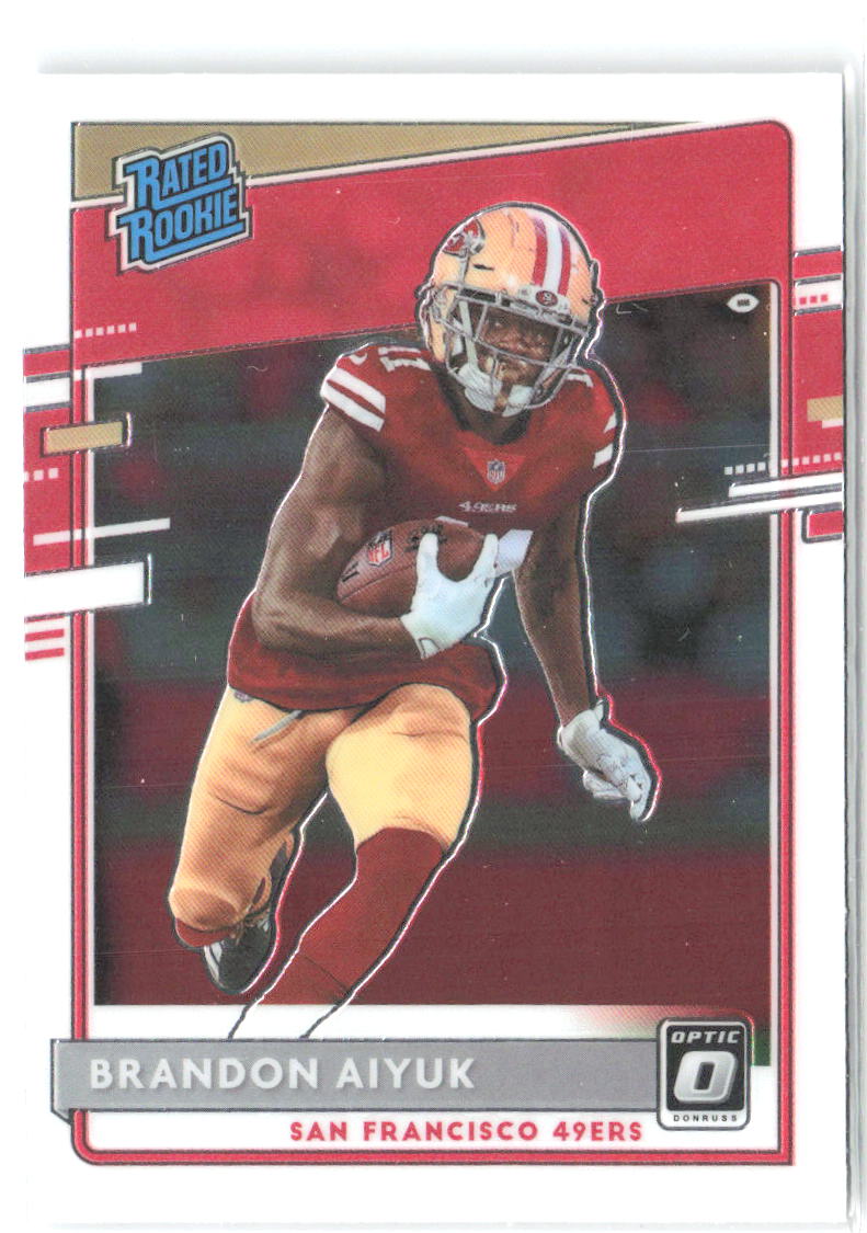 Brandon Aiyuk Donruss Optic 169 2020 San Francisco 49ers RC