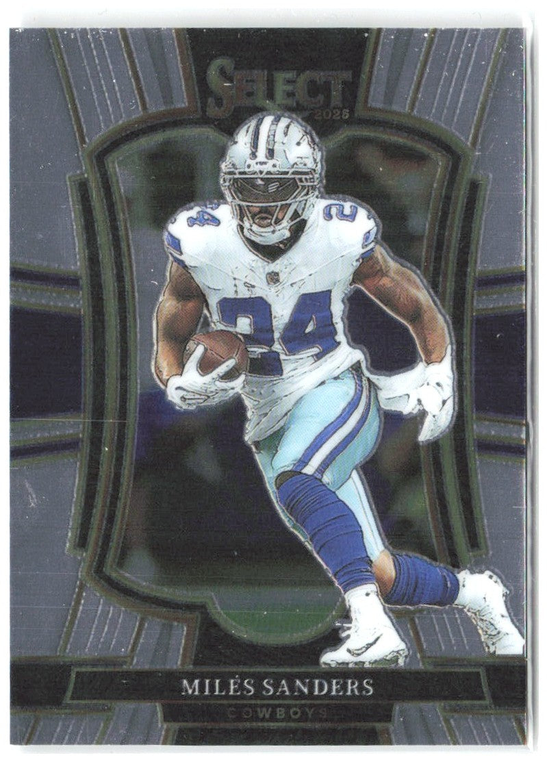 Miles Sanders Panini Select 198 2025 Dallas Cowboys