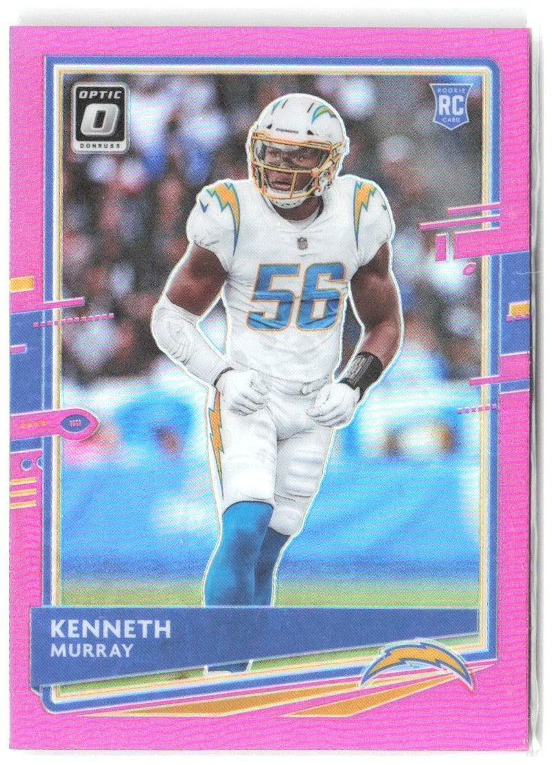 Kenneth Murray Donruss Optic - Pink 116 2020 Los Angeles Chargers