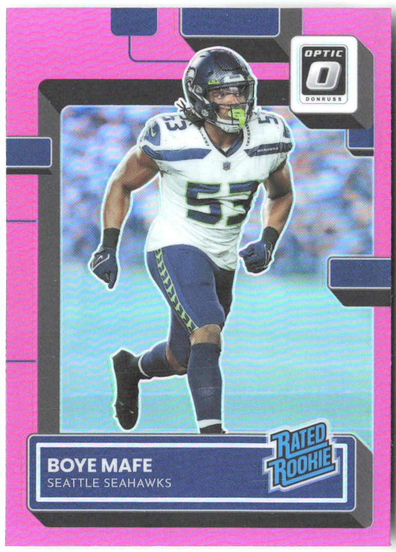 Boye Mafe Donruss Optic - Pink 263 2022 Seattle Seahawks