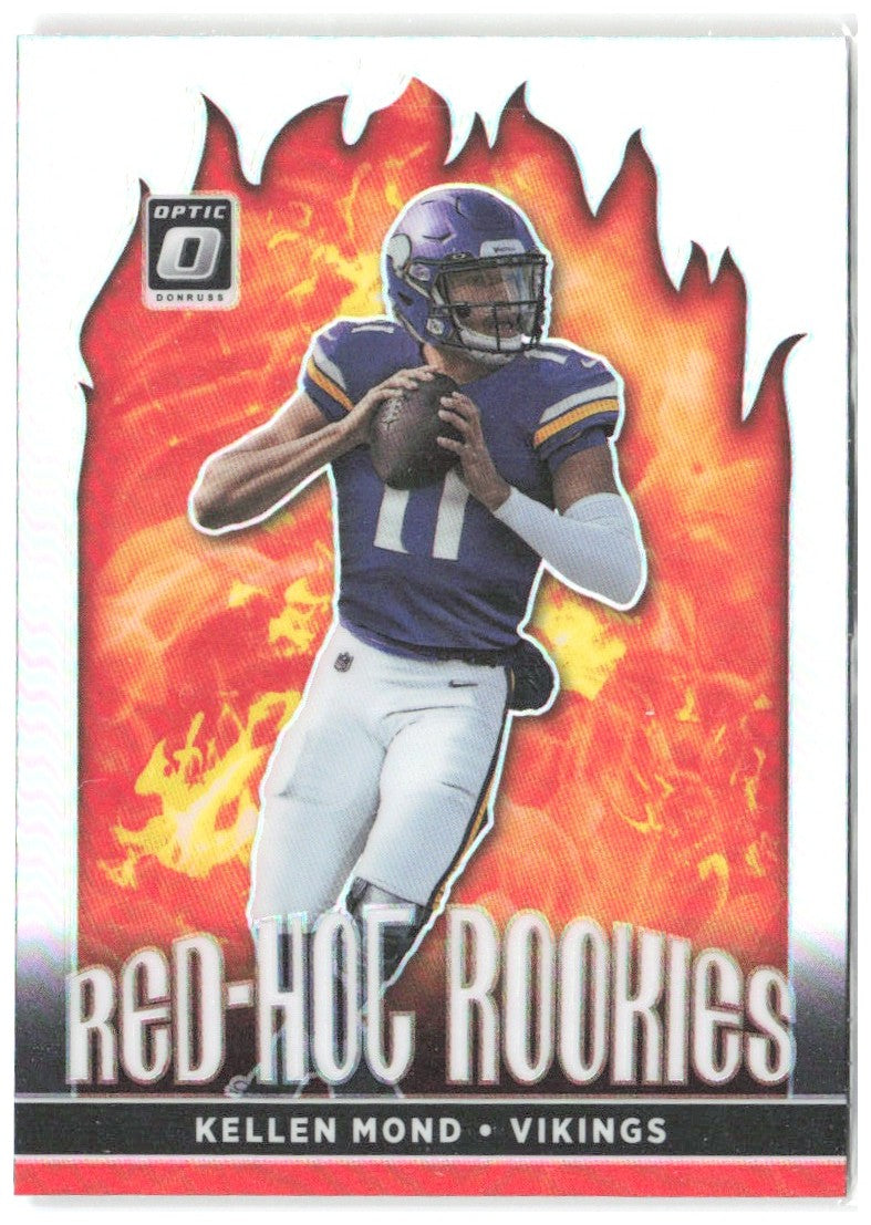 Kellen Mond Donruss Optic - Red Hot Rookies RHR-9 2021 Minnesota Vikings