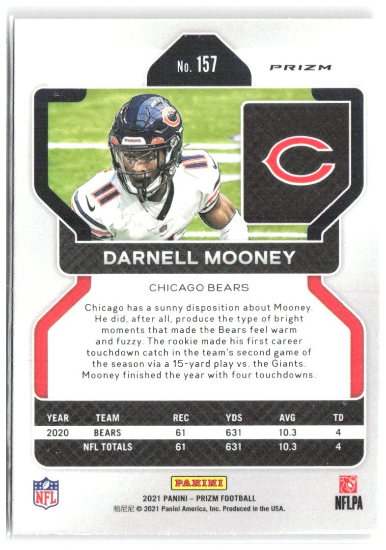 Darnell Mooney Panini Prizm - Disco 157 2021 Chicago Bears