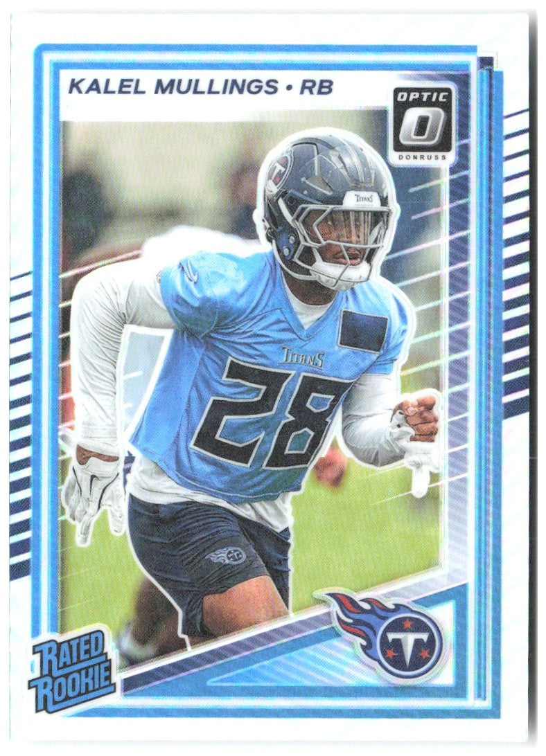 Kalel Mullings Donruss Optic - Holo 262 2025 Tennessee Titans