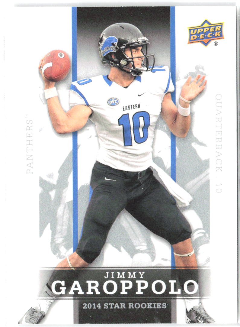 Jimmy Garoppolo Upper Deck Star Rookies 15 2014 Eastern Illinois Panthers