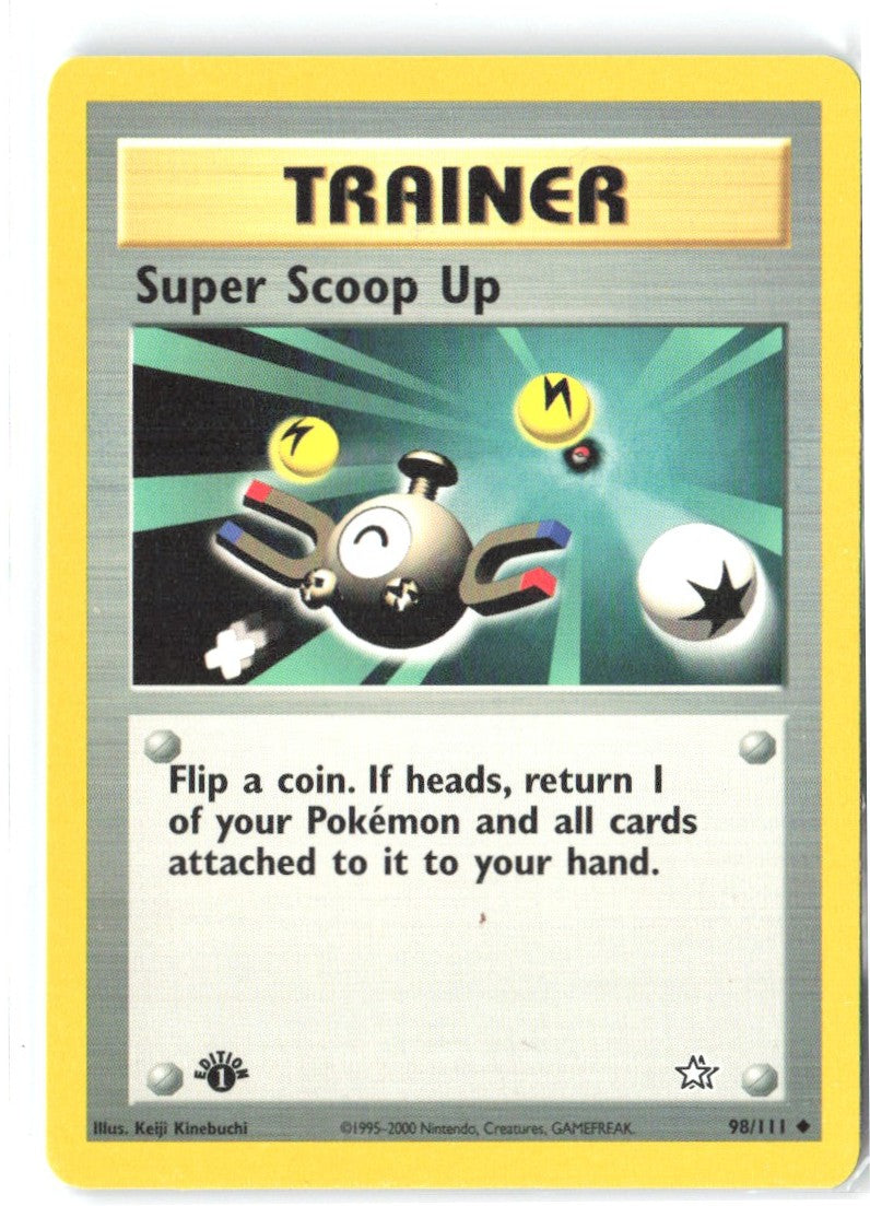 Super Scoop Up 1st Edition Uncommon Neo Genesis 098/111 NM Keiji Kinebuchi
