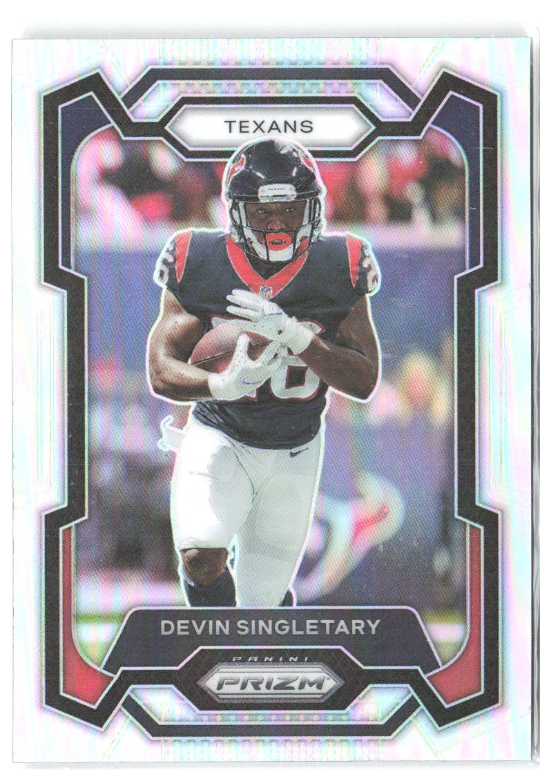 Devin Singletary Panini Prizm - Silver 119 2023 Houston Texans