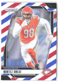 Montez Sweat Panini Prizm - Red White and Blue 50 2024 Chicago Bears