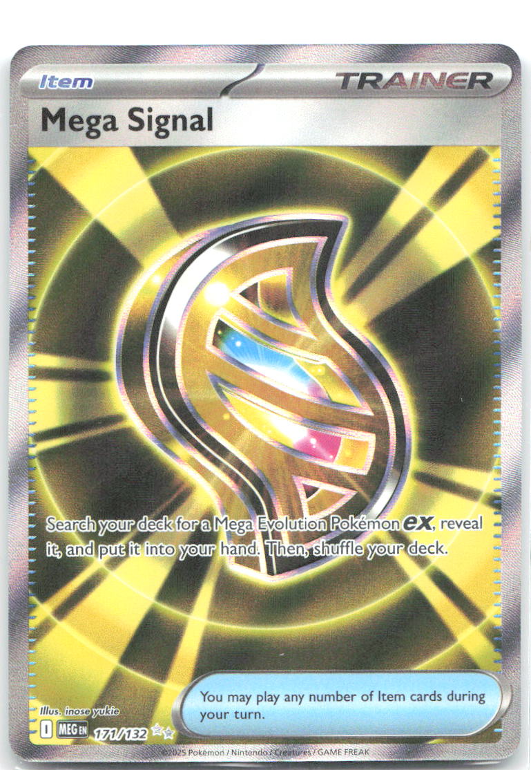 Mega Signal Holo Ultra Rare ME01: Mega Evolution 171/132 NM inose yukie