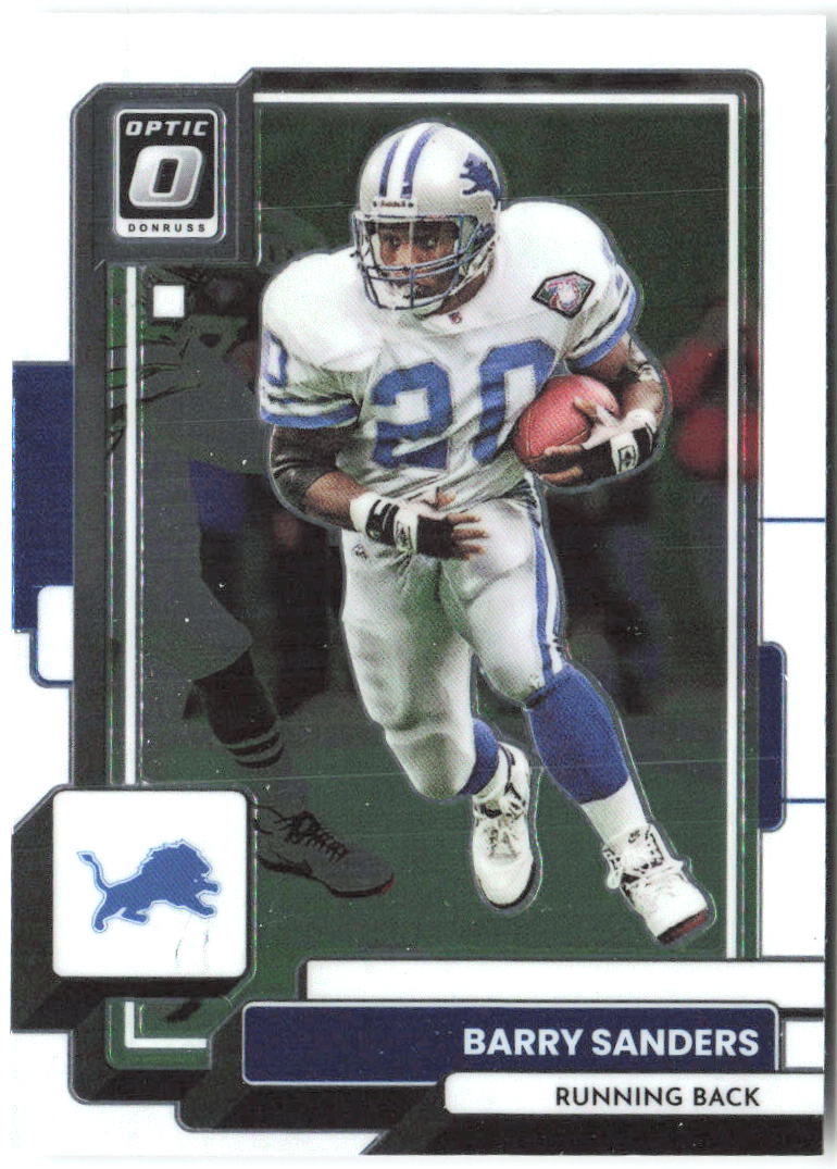 Barry Sanders Donruss Optic 69 2022 Detroit Lions