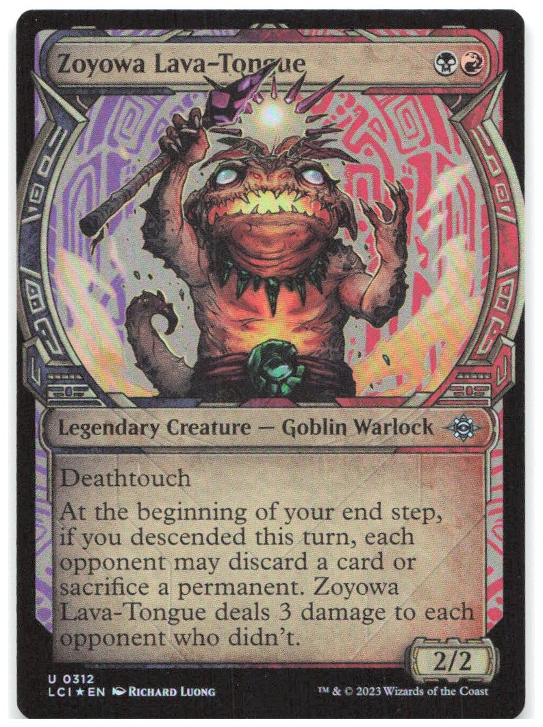 Zoyowa Lava Tongue Showcase Foil U The Lost Caverns of Ixalan 312 NM