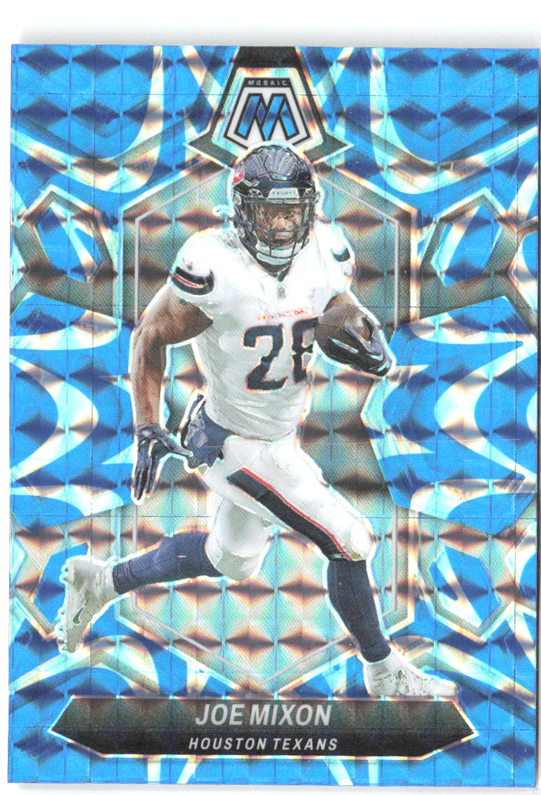 Joe Mixon Panini Mosaic - Mosaic Reactive Blue 86 2024 Houston Texans