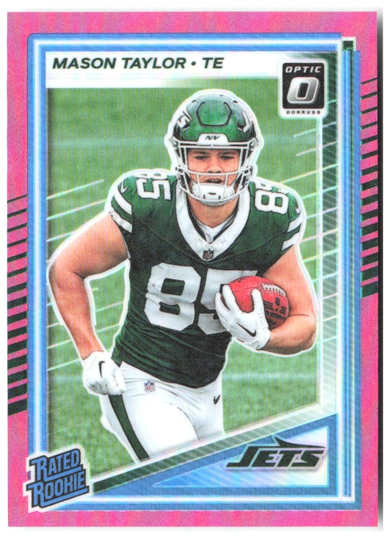 Mason Taylor Donruss Optic - Pink 274 2025 New York Jets