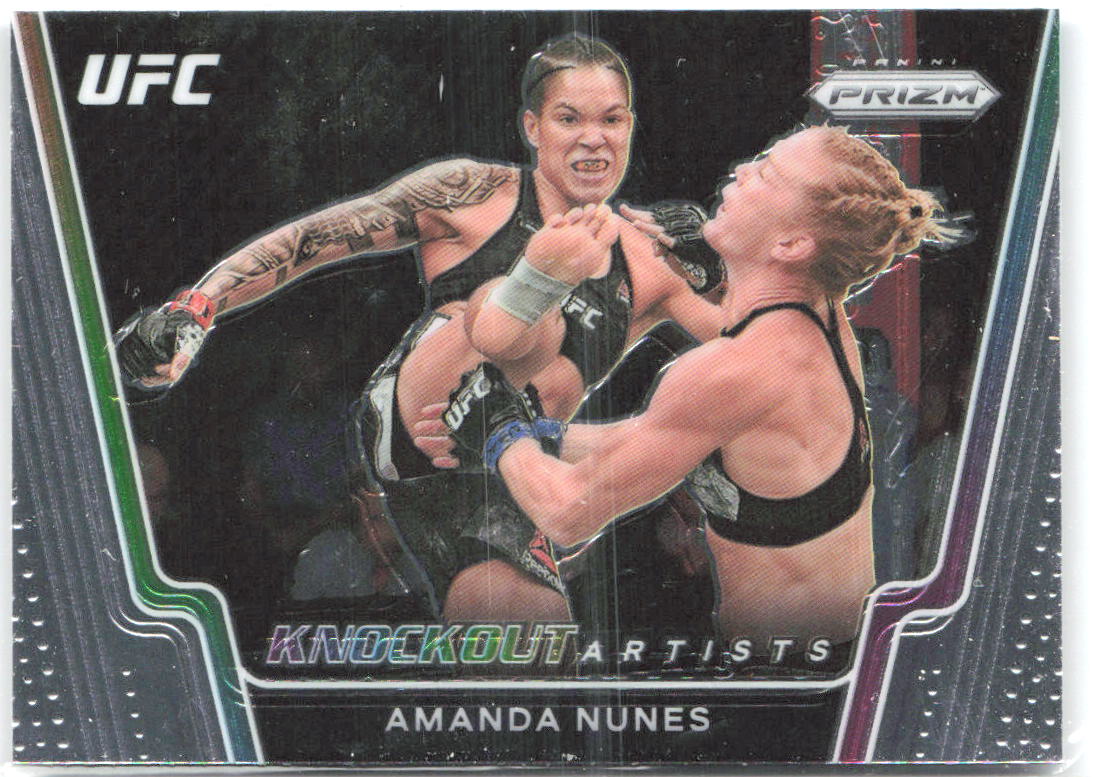 Amanda Nunes Panini Prizm UFC - Knockout Artists 11 2021