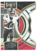Clark Phillips III Select Black and Red Prizms Die Cuts 109 2023 Atlanta Falcons