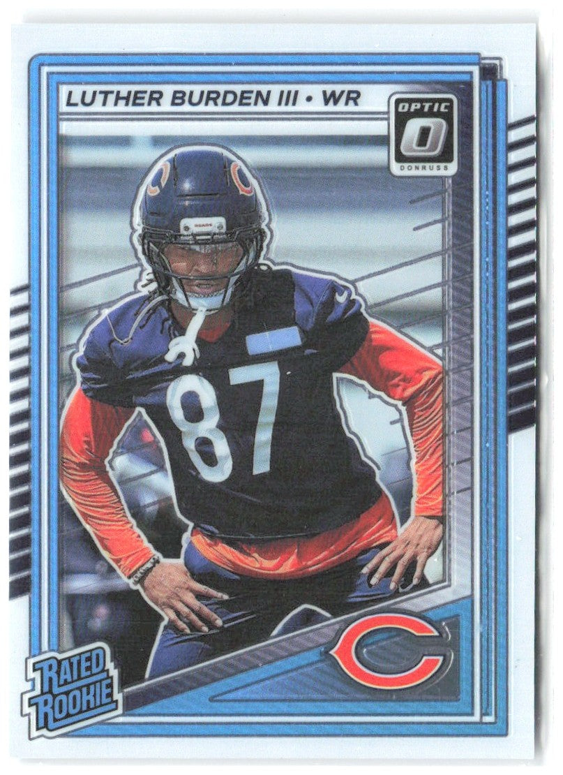 Luther Burden III Donruss Optic 275 2025 Chicago Bears RC
