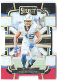 Tuli Tuipulotu Select Black and Red Prizms Die Cuts 53 2023 Los Angeles Chargers