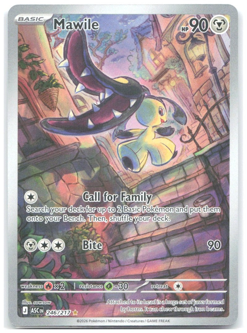 Mawile Holo Illustration Rare ME Ascended Heroes 246/217 NM sowsow