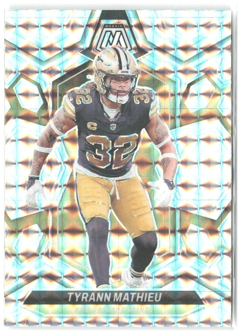 Tyrann Mathieu Panini Mosaic - Mosaic 161 2024 New Orleans Saints